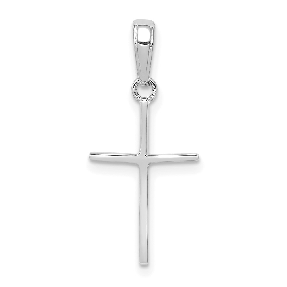 10C3782W.jpg 10KW Polished Cross Pendant - Image 1