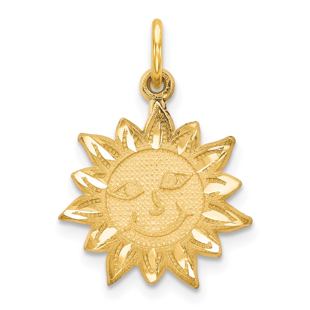 10C379.jpg 10k Sun Charm - Image 1