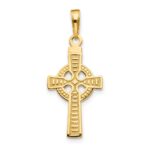 10k Reversible GOD IS LOVE Celtic Cross Pendant - Image 4