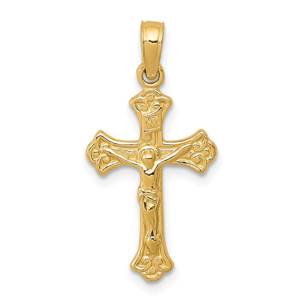 10C3917.jpg 10K INRI Crucifix Charm - Image 1