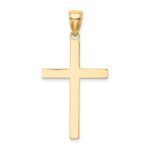 10k Polished Cross Pendant - Image 4