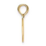 10K Reversible Break apart Mizpah Heart Pendant - Image 2