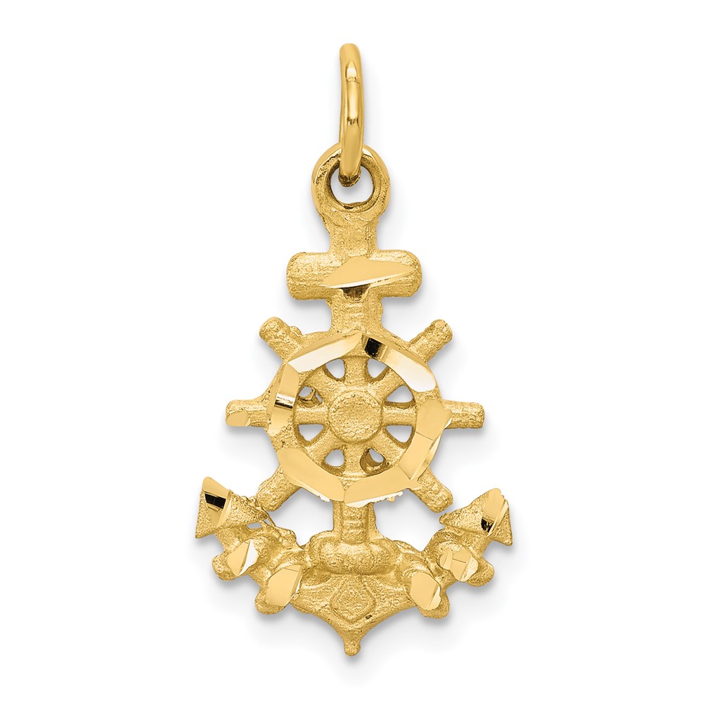 10C564.jpg 10k Anchor Charm - Image 1