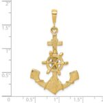 10k Anchor Charm - Image 3