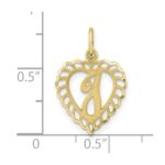 10k Initial I Charm - Image 4