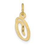 10k Initial O Charm - Image 3