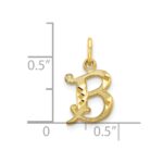 10K Initial B Charm - Image 3