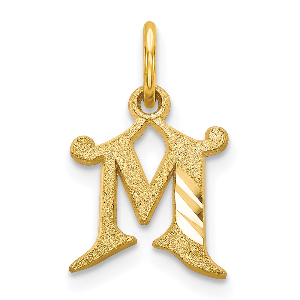 10C764M.jpg 10k Initial M Charm - Image 1