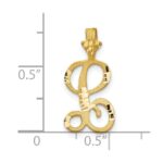 10k Initial L Pendant - Image 3