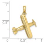 10k 3-D Bi-Plane Charm - Image 3
