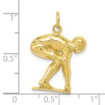 10k Swimmer/diver Charm - Image 3