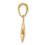 10k Small Polished 3-D Star Charm - Image 2