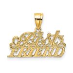 10K BEST FRIEND Pendant