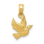 10K Flying Dove Pendant
