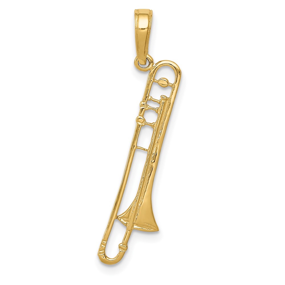 10D4262.jpg 10K Trombone Pendant - Image 1