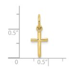 10k Small Cross Charm - Image 3