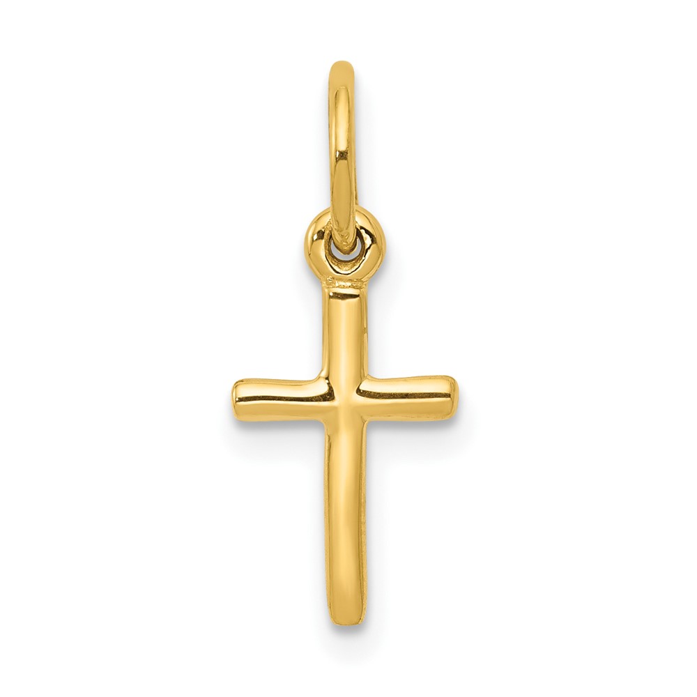 10K2280.jpg 10k Small Cross Charm - Image 1