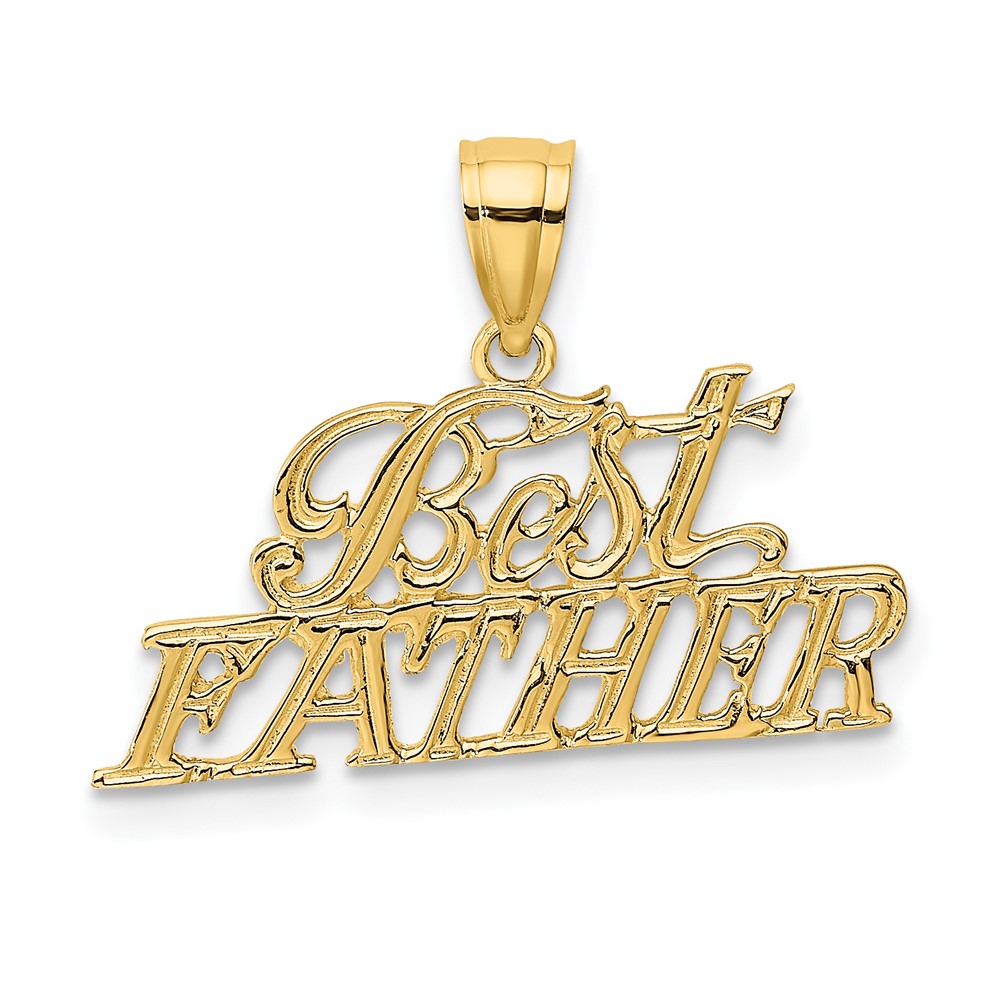 10K2686.jpg 10K BEST FATHER Pendant - Image 1