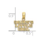 10k DADDYS LITTLE GIRL Charm - Image 3