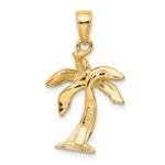 10k Palm Tree Pendant - Image 4