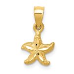 10K Starfish Pendant