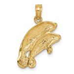 10K Double Manatee Pendant - Image 4