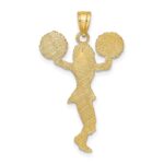 10k Cheerleader w/Pom-Poms Charm - Image 4
