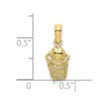 10k Basketball w/Net Charm - Image 3