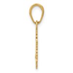 10k Small Snowflake Pendant - Image 2