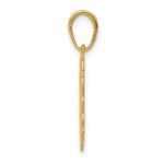 10k Registered Nurse Heart Pendant - Image 2