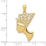 10k Nefertiti Pendant - Image 4