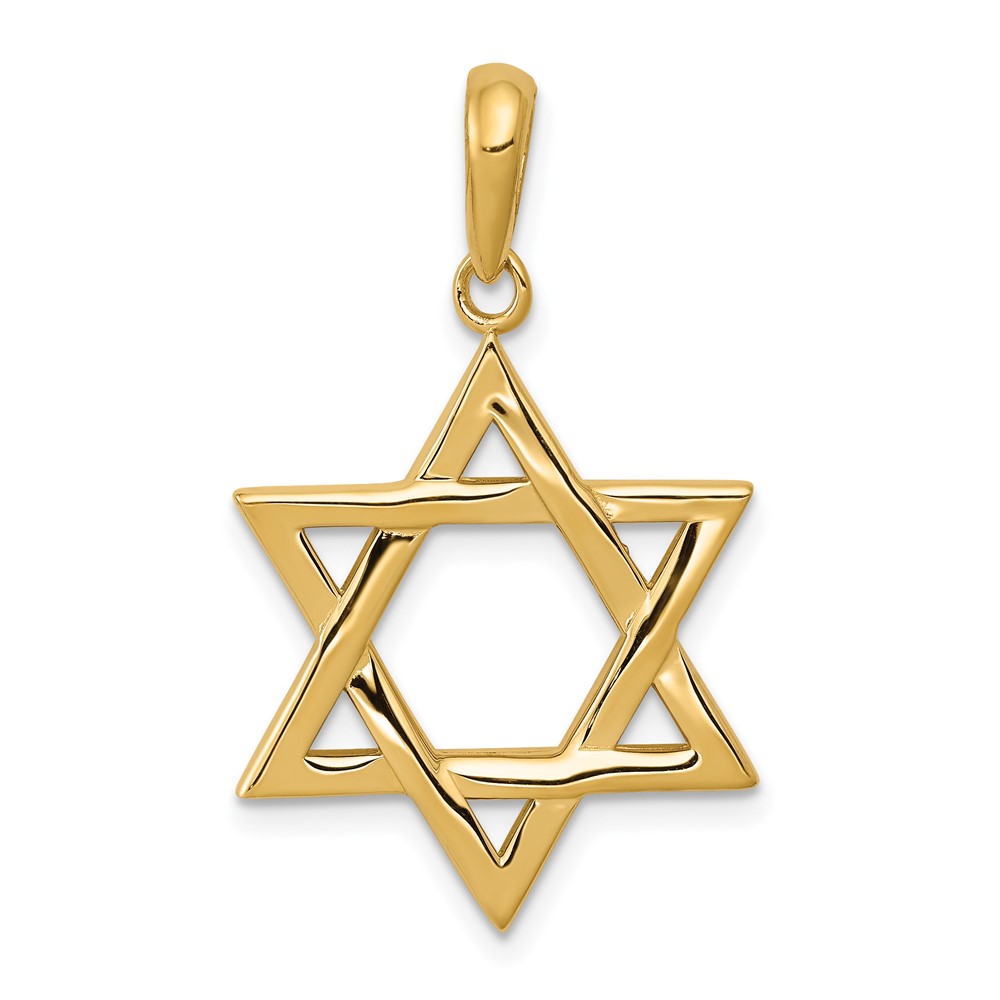 10K544.jpg 10K Star of David Pendant - Image 1
