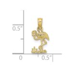 10K Mini Flamingo Charm - Image 3