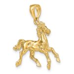 10K 3-D Horse Trotting Charm - Image 5