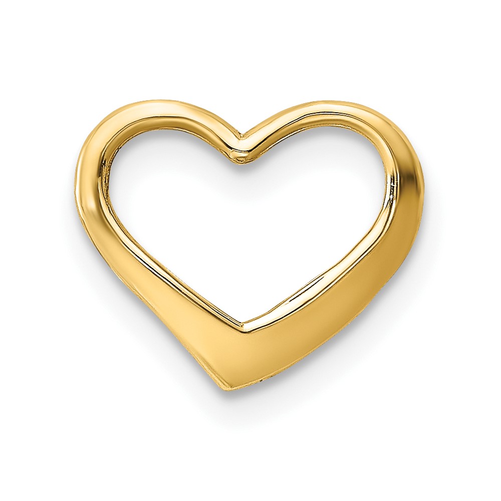 10K7119.jpg 10K Floating Heart Charm - Image 1