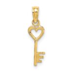 10k Key w/ Heart Charm