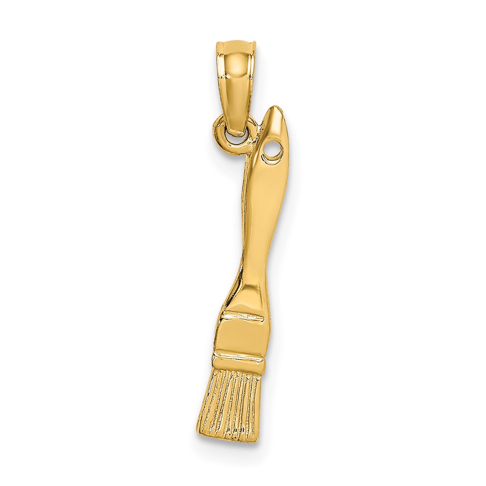 10K7189.jpg 10K 3-D Paint Brush Charm - Image 1