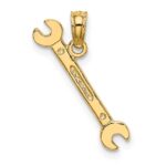 10K 3-D Double Open-Ended Wrench Charm - Image 4