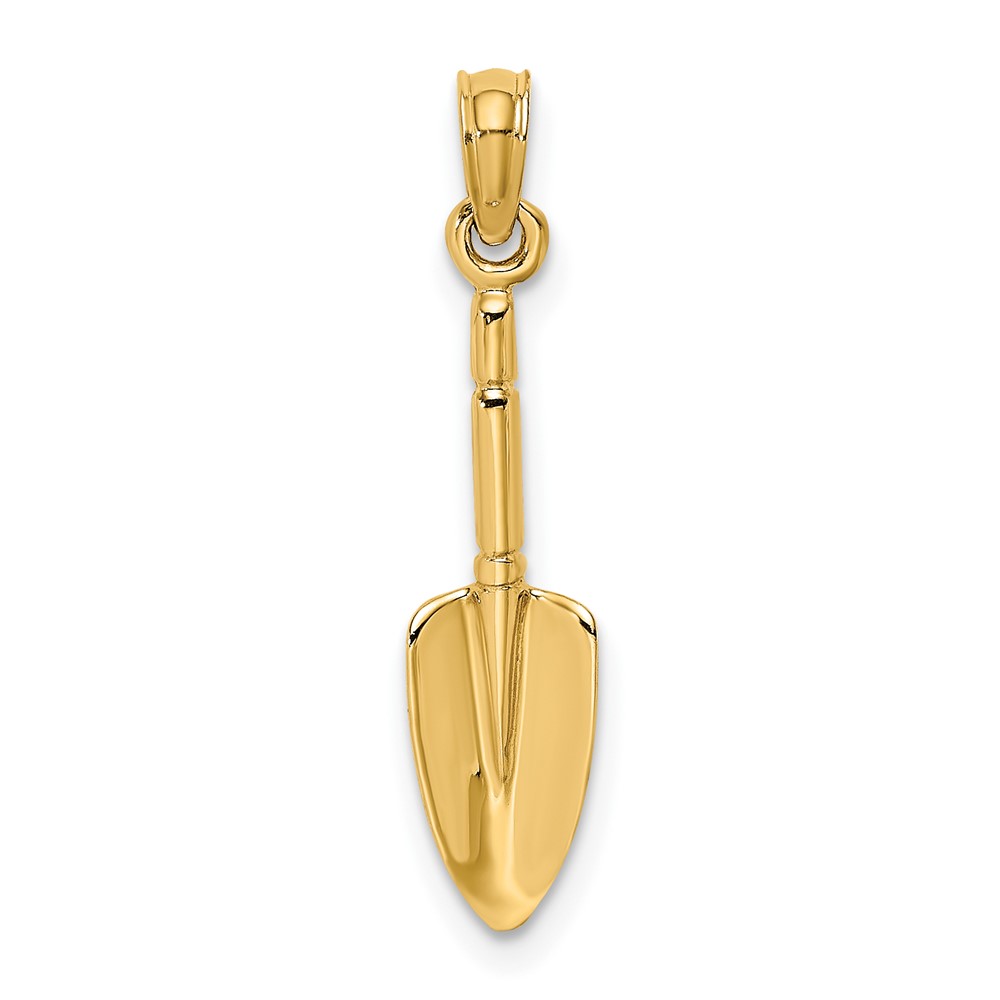 10K7320.jpg 10K 3-D Trowel Garden Tool Charm - Image 1