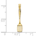 10K 3-D Polished Spatula Charm - Image 3