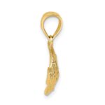 10k Polished Fish Charm - Image 2