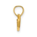 10K Polished Mini Dolphin Charm - Image 2