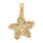 10k Starfish Filigree Charm - Image 4