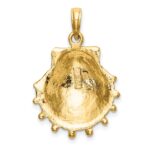 10K Lions Paw Shell Charm - Image 4