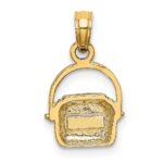 10K 2-D Nantucket Basket Charm - Image 4