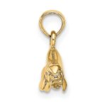 10K 3-D Polished Swimming Manatee Charm - Image 2