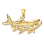 10K Tarpon Fish w/Open Mouth Charm - Image 4
