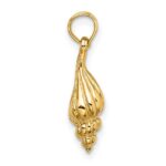 10K 3-D Mini Precious Wentletrap Shell Charm - Image 2