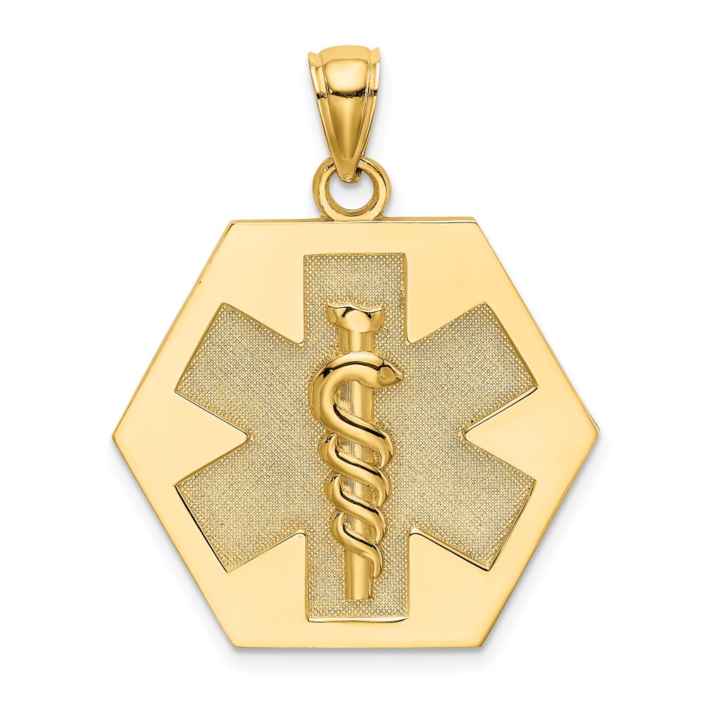 10K8315.jpg 10k Medical Disc Pendant - Image 1