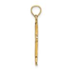 10K Polished Beveled Cut-out Cross Pendant - Image 2